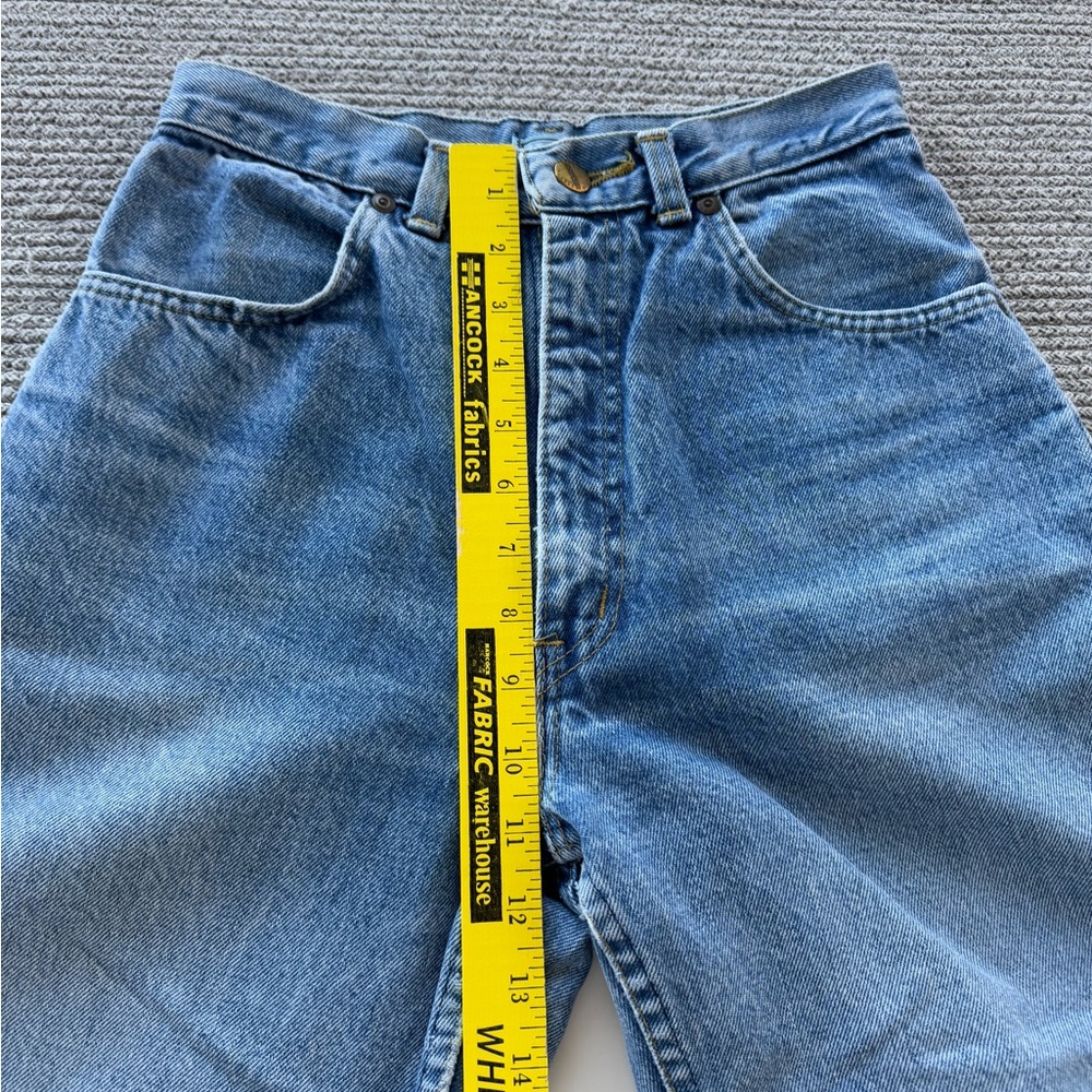 Vintage 80’s Forenza Light Stonewash High Rise Tapered Jeans Sz 26 - Picture 9 of 13